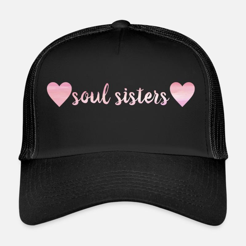 Liebe - Trucker Cap - Schwarz/Schwarz
