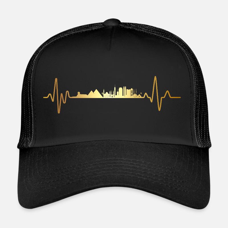 Battement de cœur Égypte Casquette trucker 
