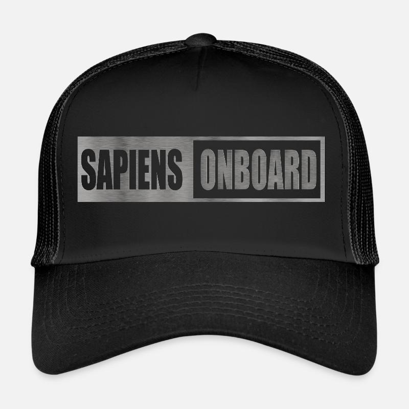 Sapiens Buchstaben Metall Trucker Cap