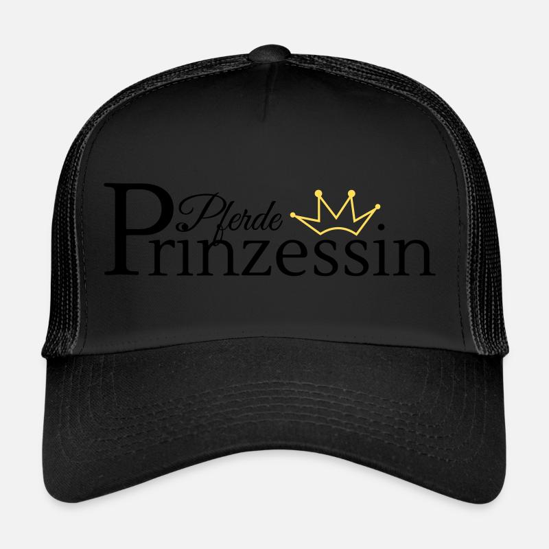 Prinzessin 1 - Trucker Cap - Schwarz/Schwarz