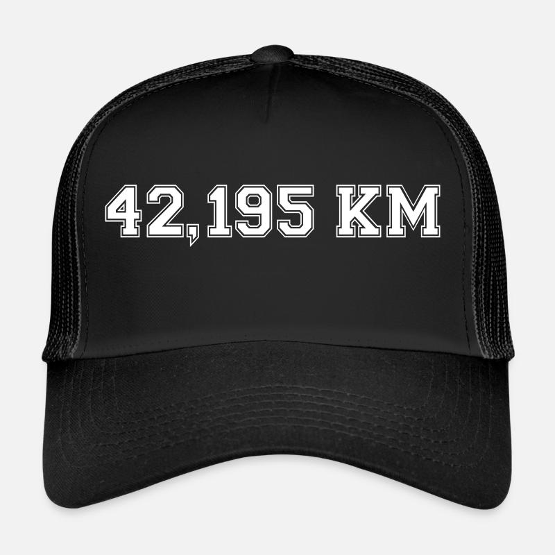 Marathon - Casquette trucker - noir/noir