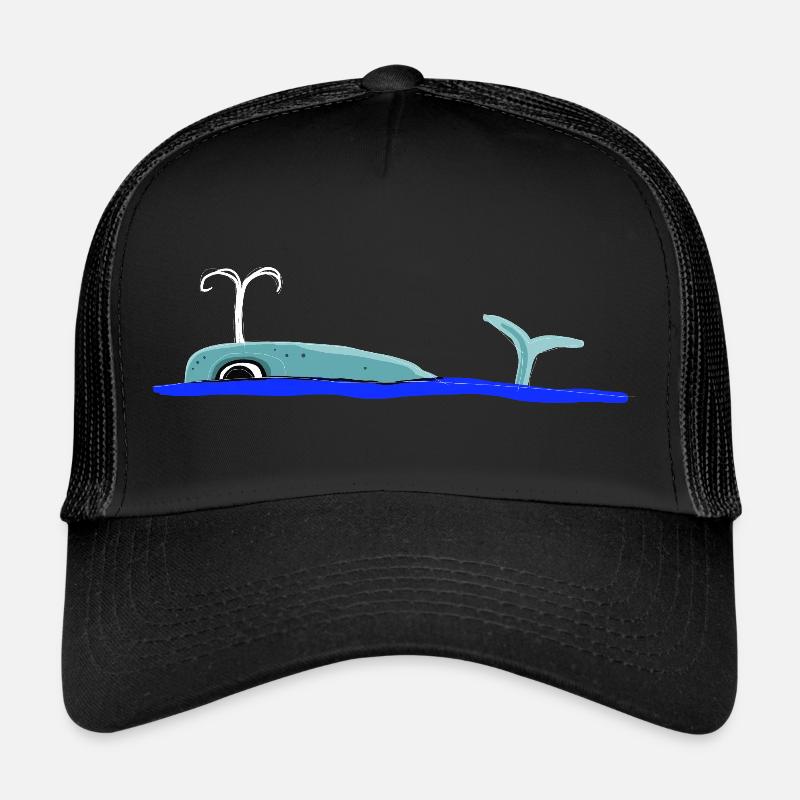 Whale Trucker Cap