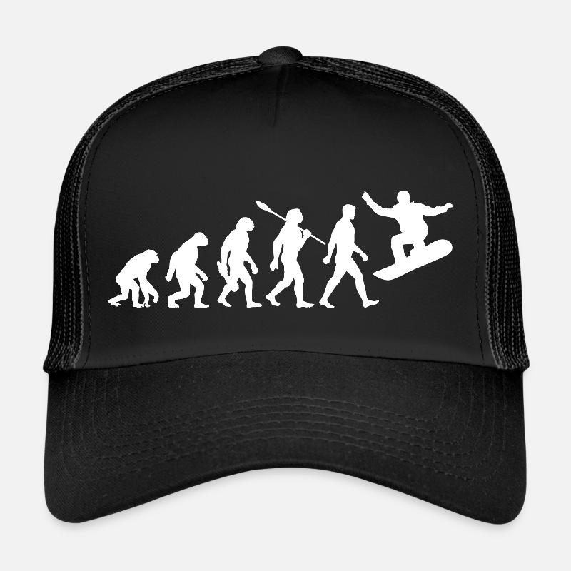 Evolution - Snowboard - Snowboarden - Wintersport Trucker Cap