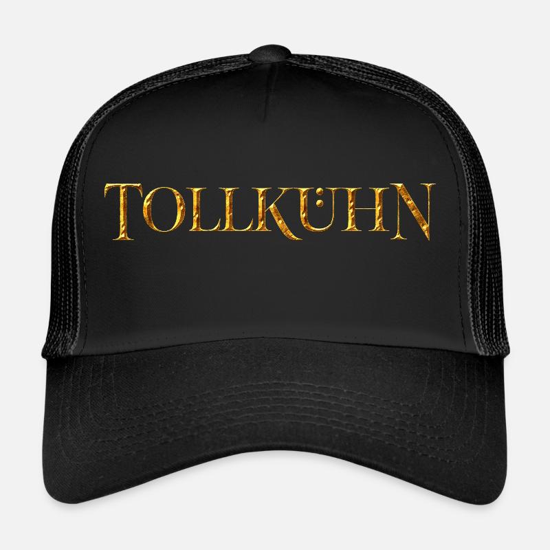 TOLLKÜHN - Trucker Cap - Schwarz/Schwarz