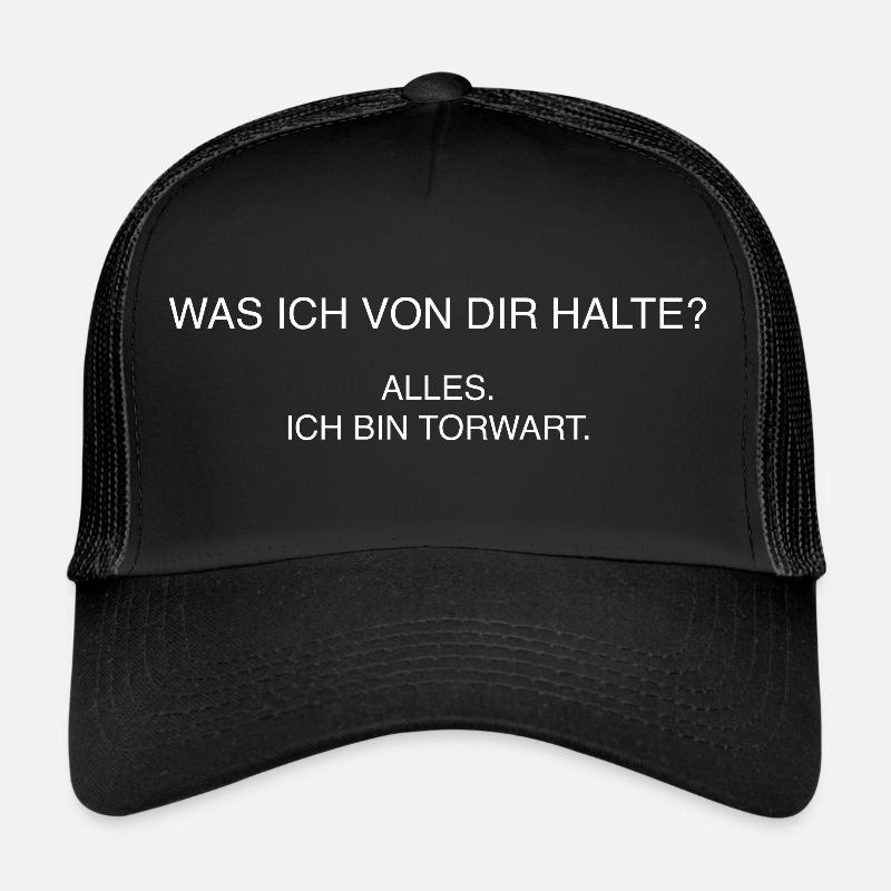 Torhüter Design - Trucker Cap - Schwarz/Schwarz