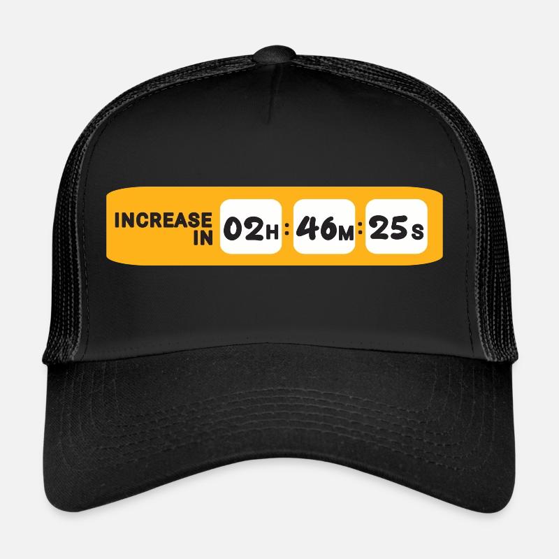 Compte à rebours Internet Casquette trucker 