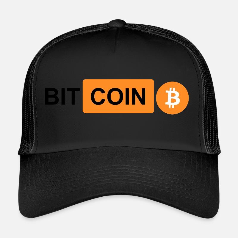 Crypto Bitcoin BTC prn 2 Casquette trucker 