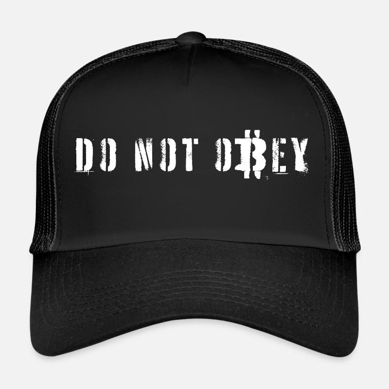 Bitcoiner gehorchen nicht Trucker Cap