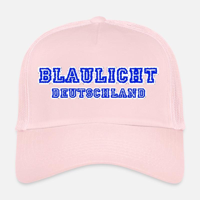 Blue light Germany blurred Trucker Cap