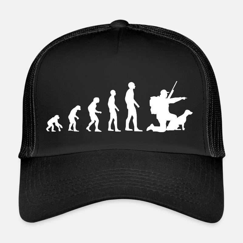 Evolution Chasse Homme Humour Chasseur Drôle Casquette trucker 
