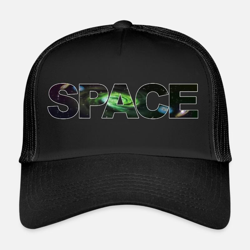 Space #2 - Trucker Cap - black/black