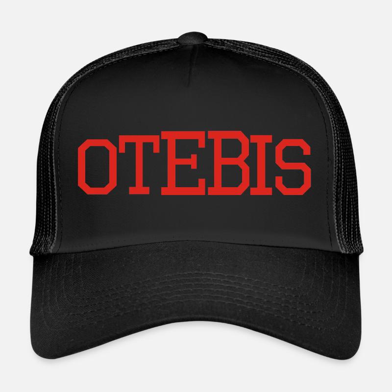 Otebis introvert russian Style - Trucker Cap - Schwarz/Schwarz