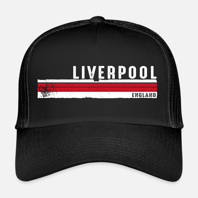 Liverpool - Angleterre Vibrant Heritage Gift pour le Royaume-Uni Casquette trucker 