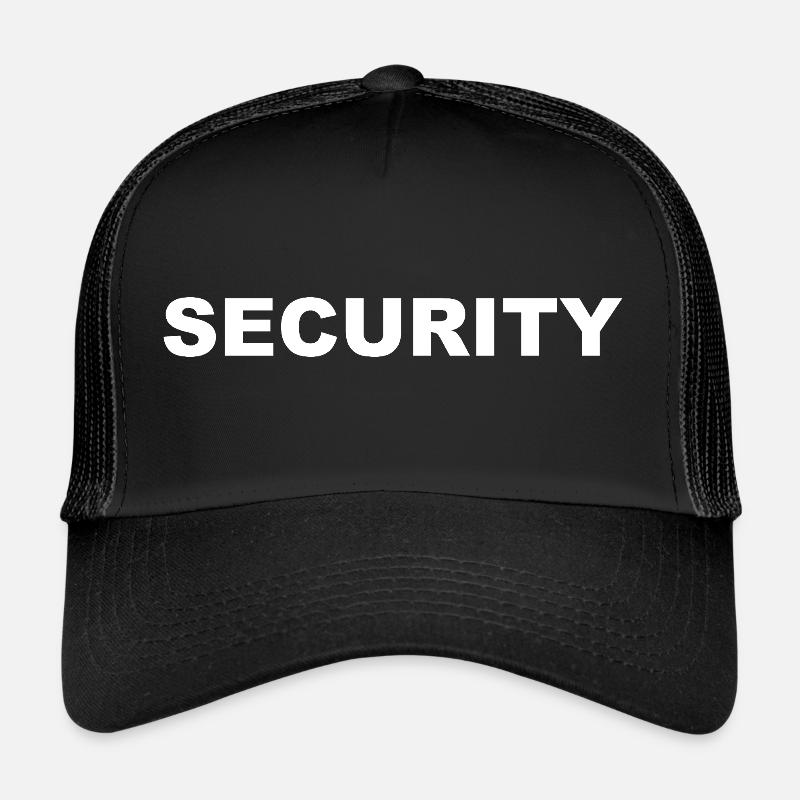 Sécurité - Service de sécurité - Videur Casquette trucker 
