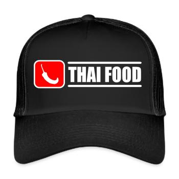 Thai Food Chilly - Trucker Cap - black/black - Front