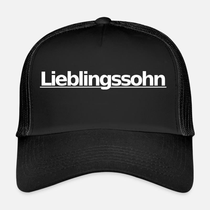 Lieblingssohn - Trucker Cap - Schwarz/Schwarz