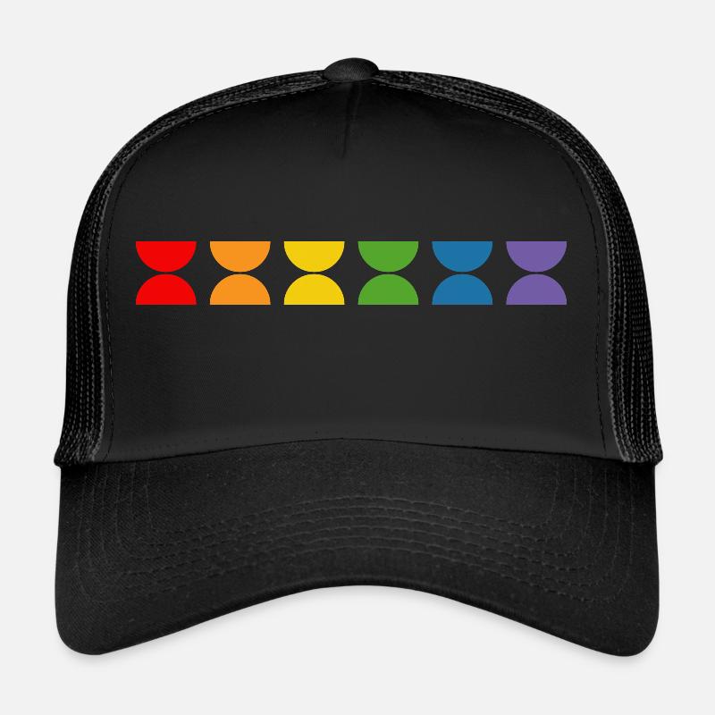 Rainbow Fun Shirt - Trucker Cap - Schwarz/Schwarz