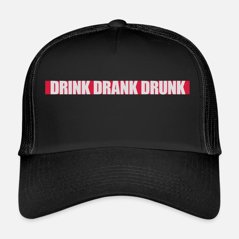 boire bu ivre citation Casquette trucker 