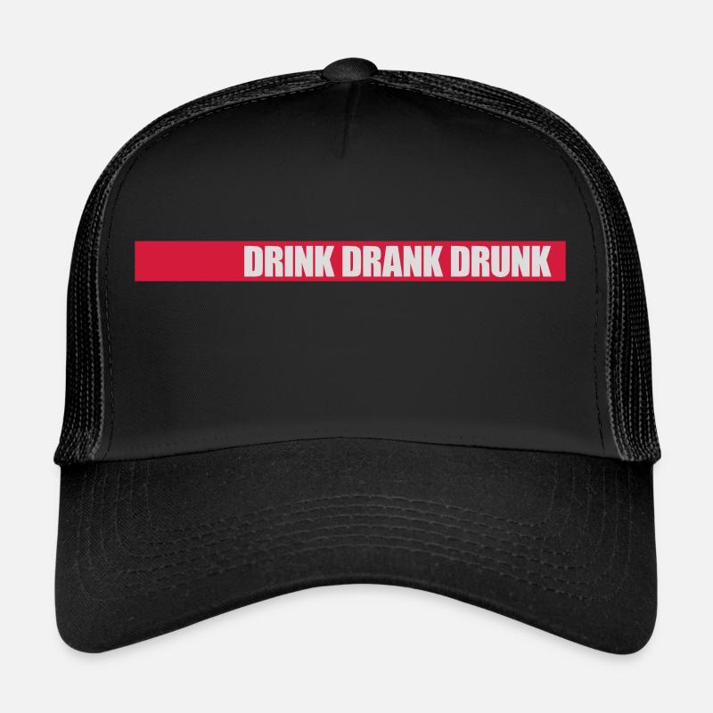 boire bu ivre citation Casquette trucker 