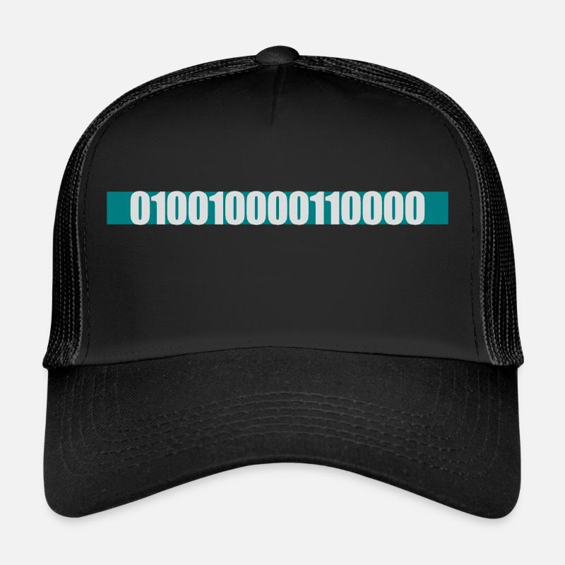 Binary Code Program Language Trucker Cap
