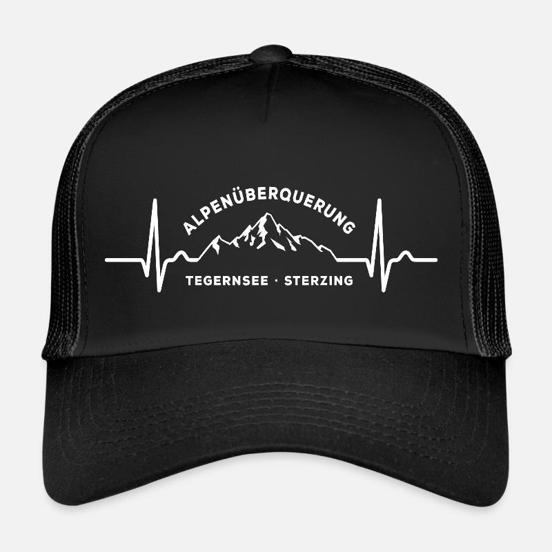 Alpenüberquerung Tegernsee Sterzing Herzkurve Trucker Cap
