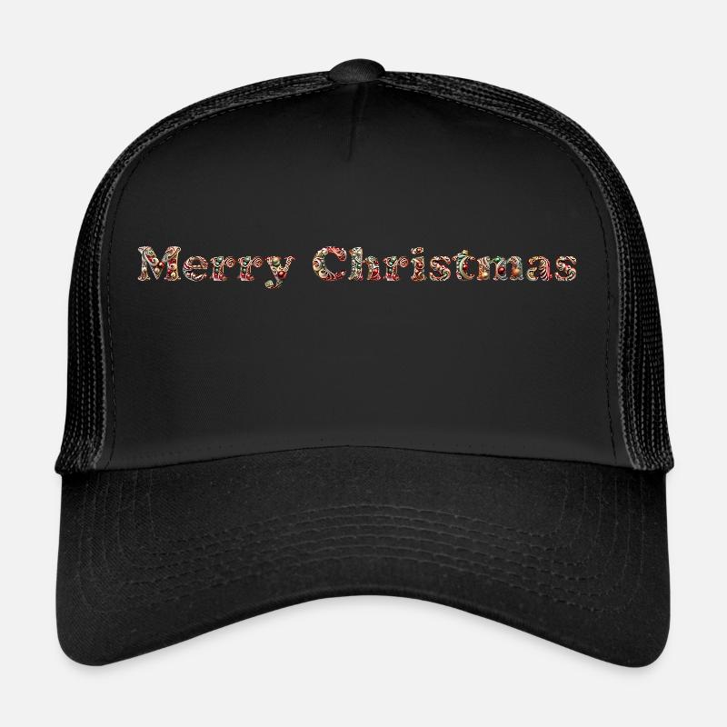 Merry Christmas ornament Trucker Cap