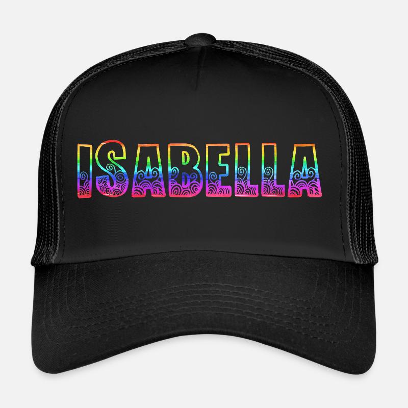 isabella rs rainbow Trucker Cap