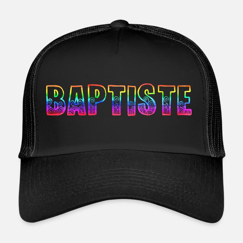 baptiste rs rainbow Trucker Cap