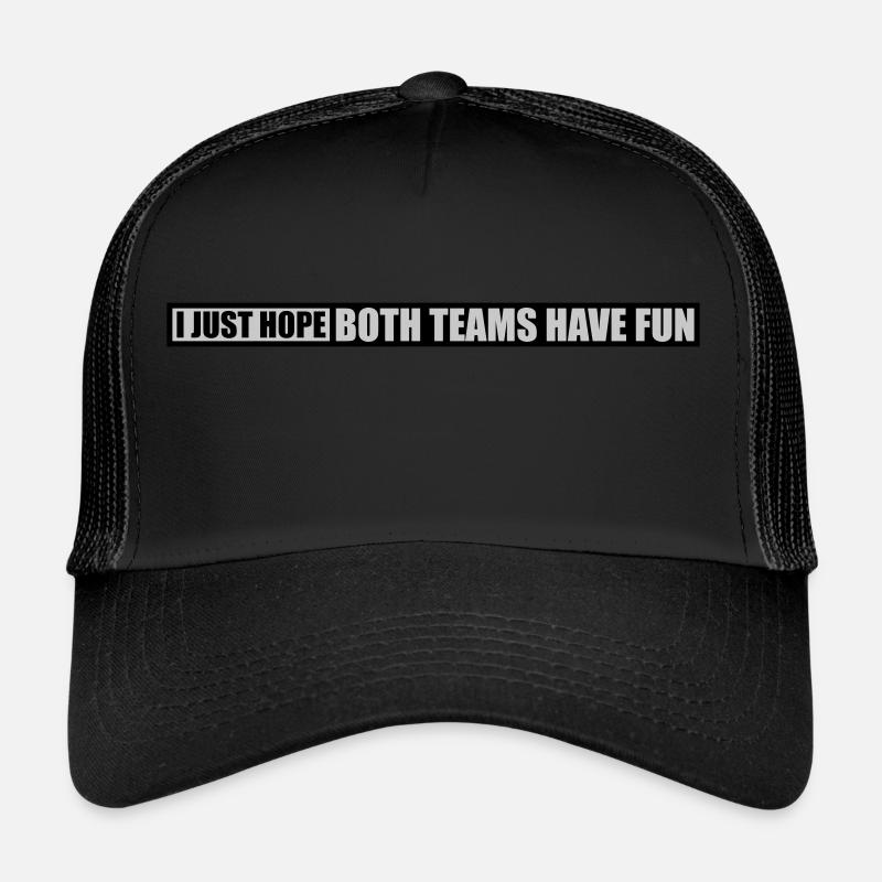 Les deux équipes s’amusent Casquette trucker 
