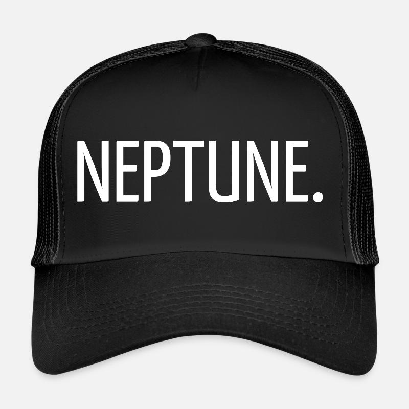 Neptun. - Trucker Cap - Schwarz/Schwarz