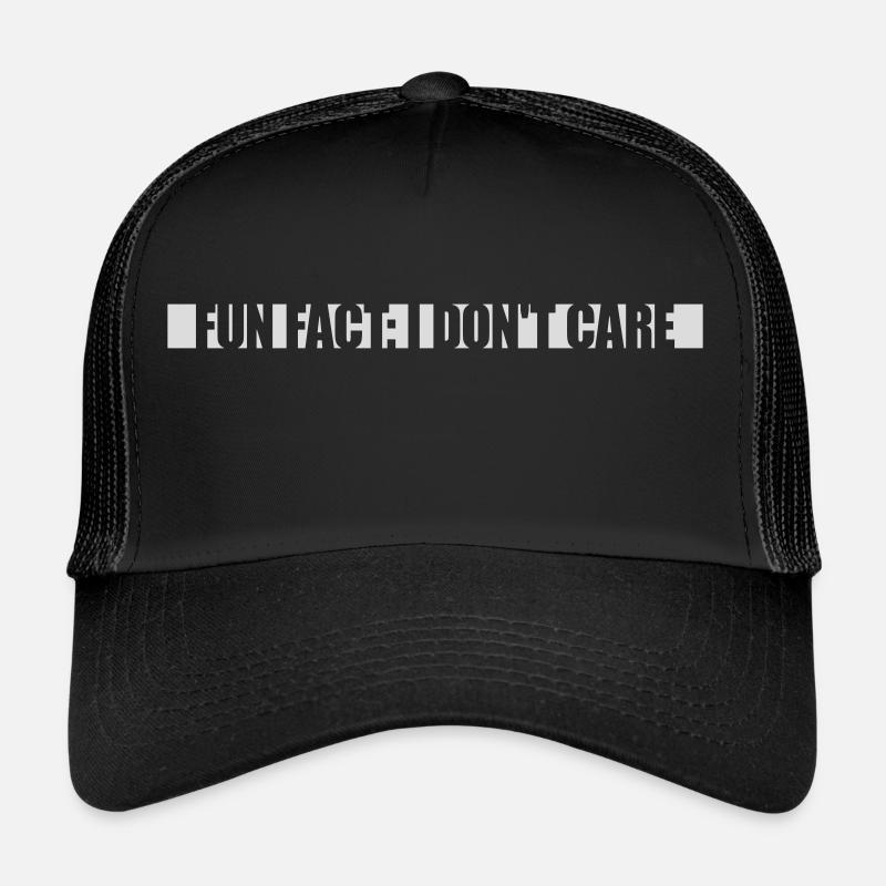 I dont care fact Trucker Cap