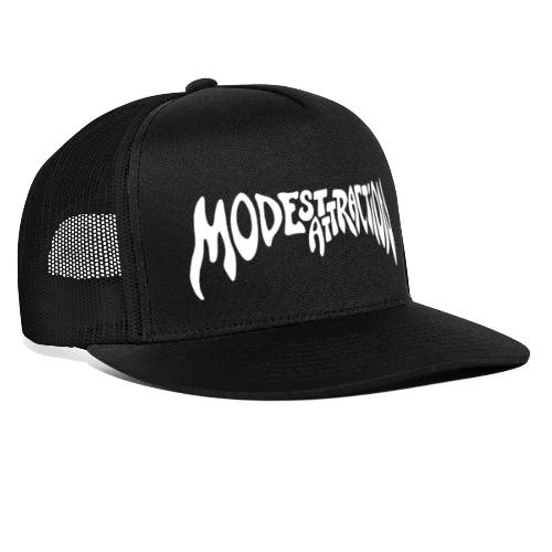 ModestAttraction_logo_whi - Trucker Cap
