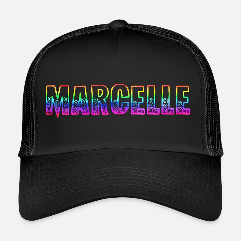 marcelle rs arc-en-ciel Casquette trucker 