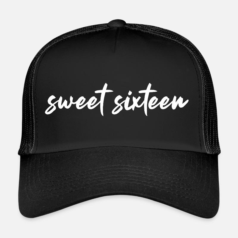 16 ANS DOUX SEIZE 16ÈME ANNIVERSAIRE Casquette trucker 