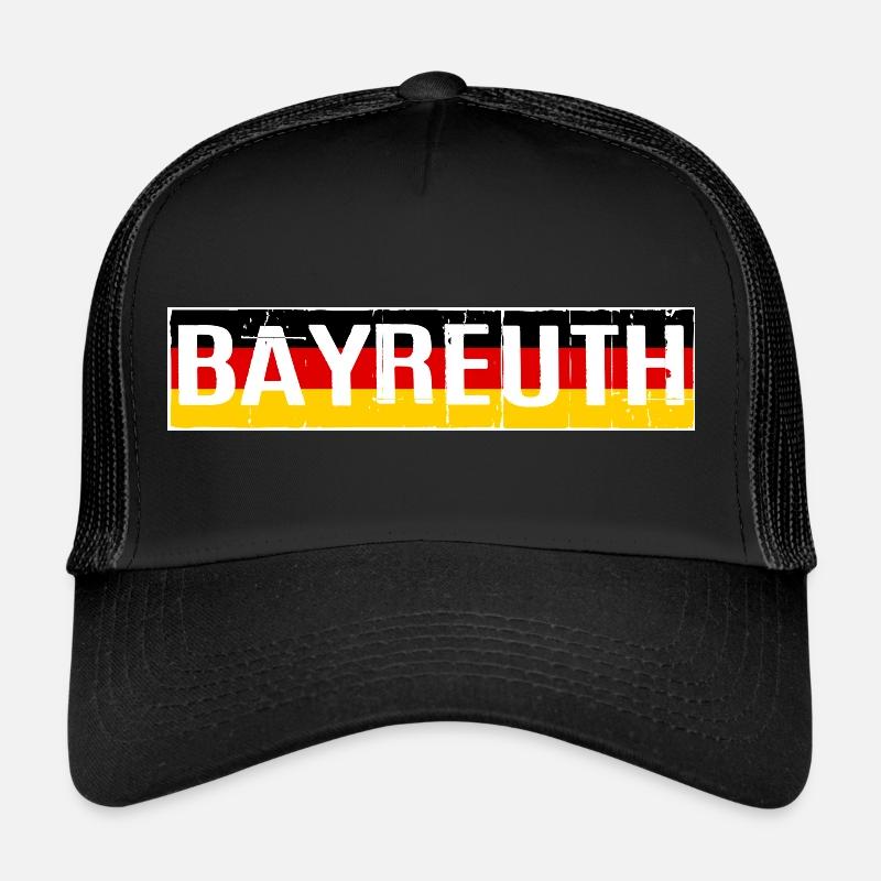 BAYREUTH GERMANY FLAG FLAG GERMANY Trucker Cap