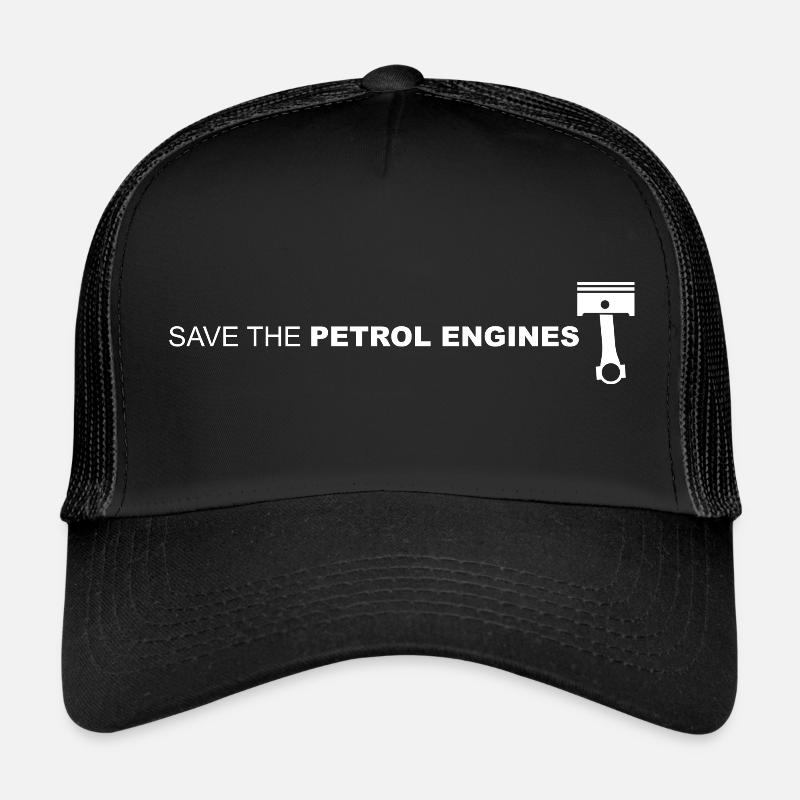 Gem benzinmotorer - Trucker cap - sort/sort