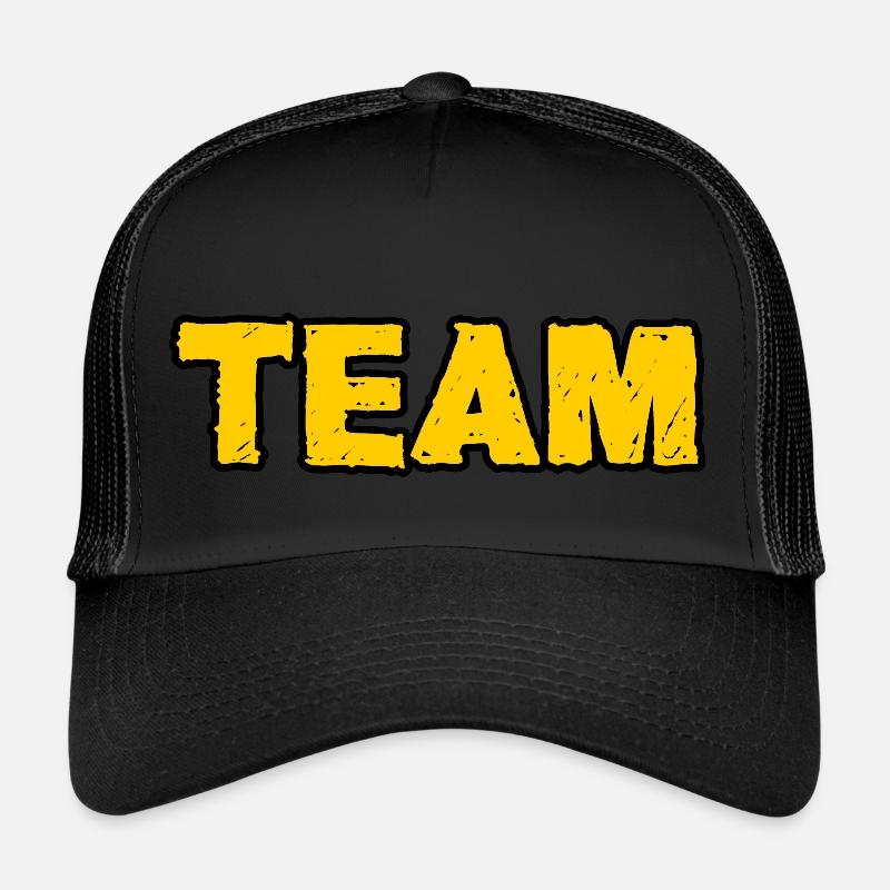 Equipe jaune Casquette trucker 