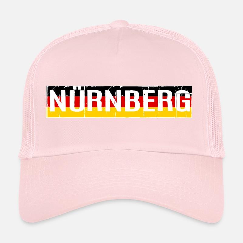 NUREMBERG DRAPEAU DE L’ALLEMAGNE Casquette trucker 