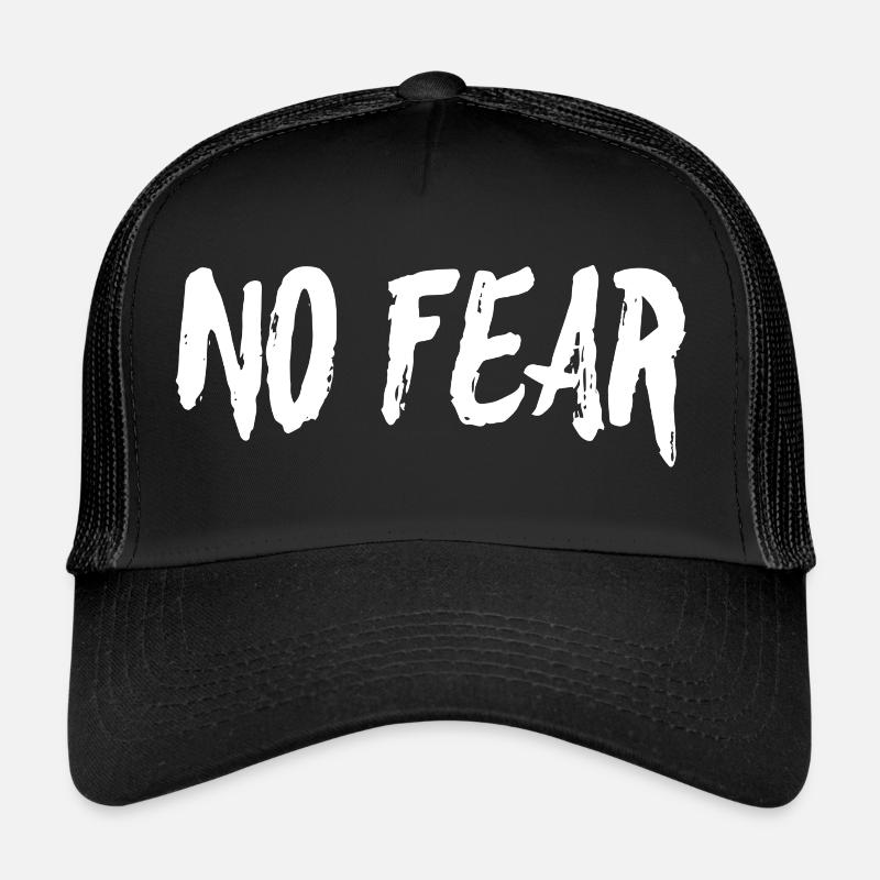 No fear - Trucker Cap - black/black