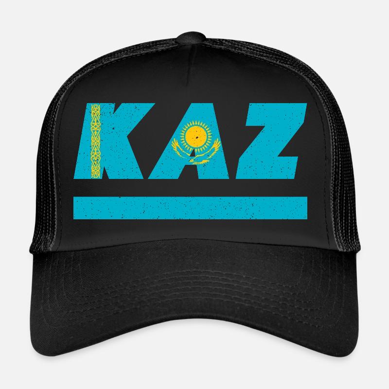 Drapeau du Kazakhstan KAZ Casquette trucker 