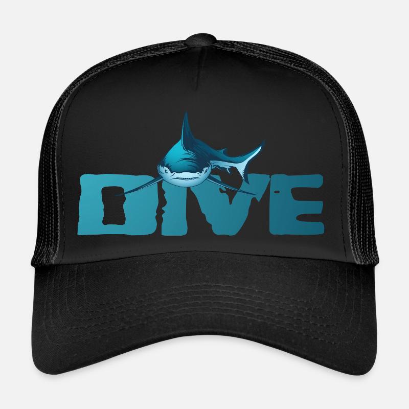 REQUIN DE PLONGÉE Casquette trucker 