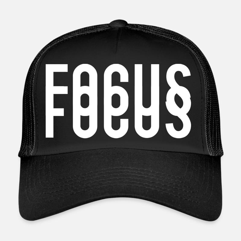 Fokus - Fokus - Trucker Cap - Schwarz/Schwarz