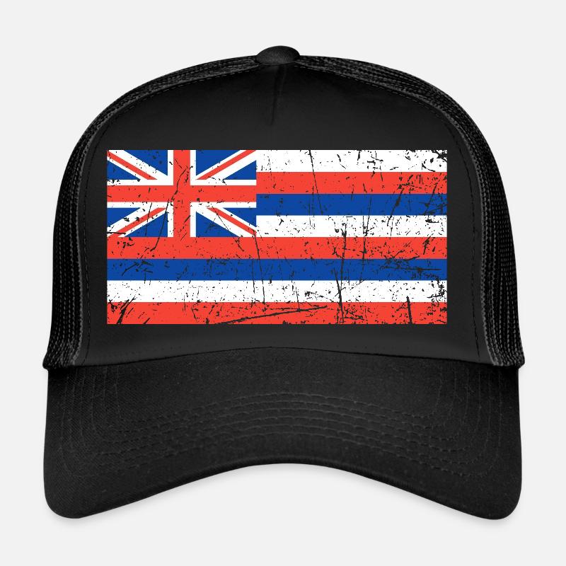 Hawaii Flag Trucker Cap