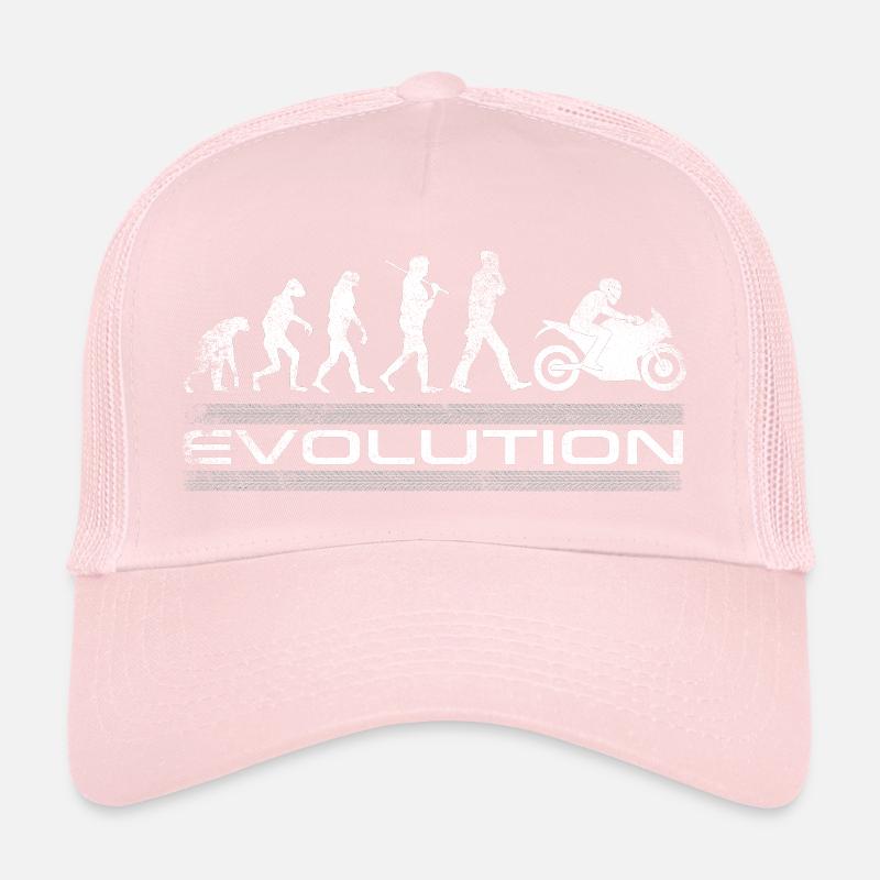 Evolution Motorrad Biker lustige Motorrad Trucker Cap