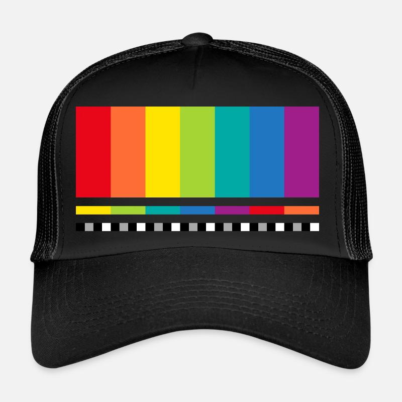 Fernseher Testbild Big Bang Screenshot Mac Display Trucker Cap