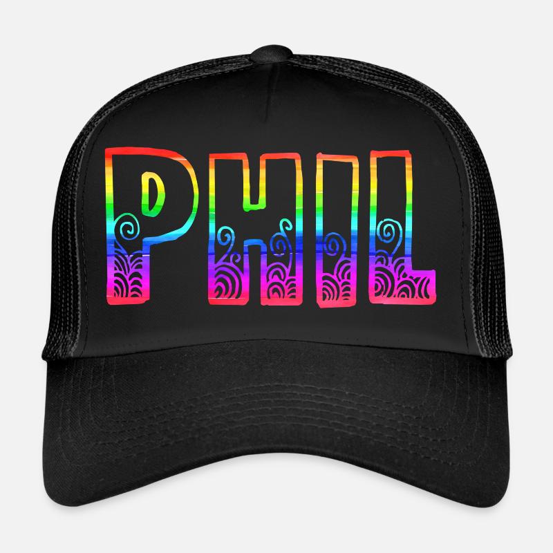 phil rs regenbogen Trucker Cap