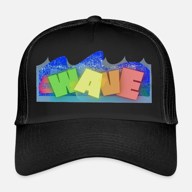 wave graffiti Trucker Cap