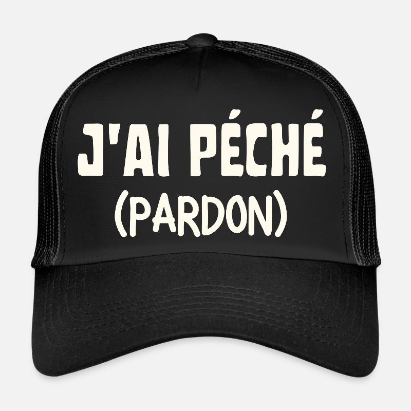J'ai péché pardon Casquette trucker 