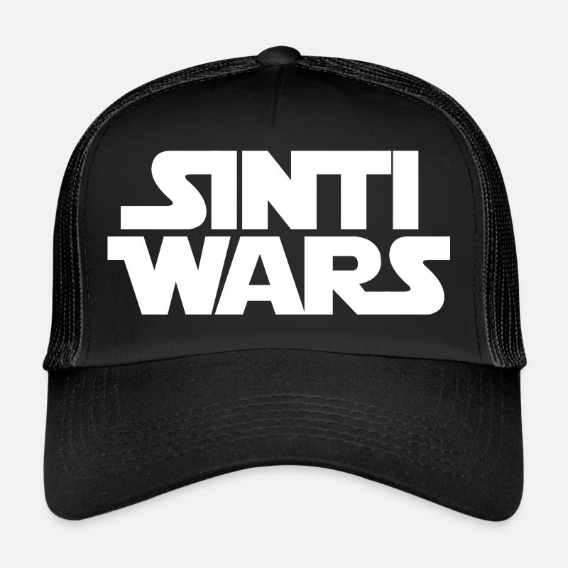 Sinti Wars SW Design Lettres Blanches Casquette trucker 