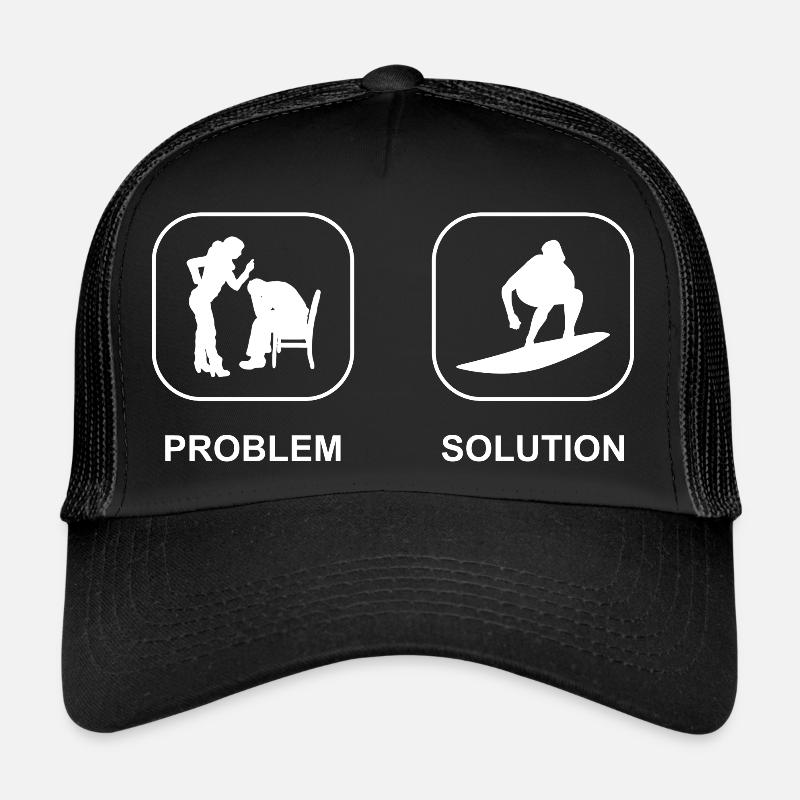 Surfer surf surf surf surf moniteur de surf Casquette trucker 